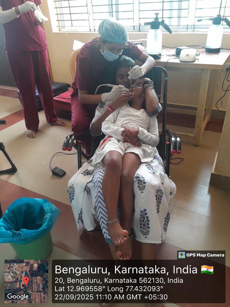 Dental screening at Shristi Special Academy